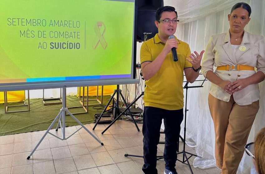 Prefeitura promove evento do Setembro Amarelo com foco na saúde mental e prevenção ao suicídio