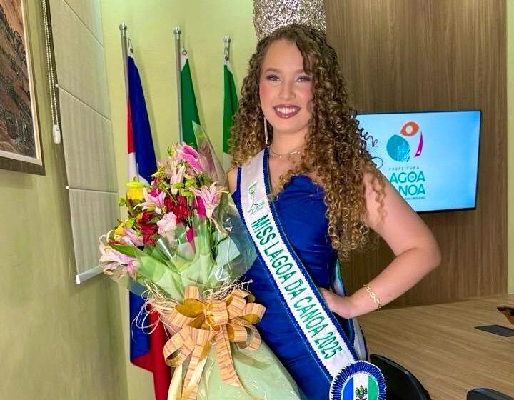  Edilza Alves aclama Miss Lagoa da Canoa 2025