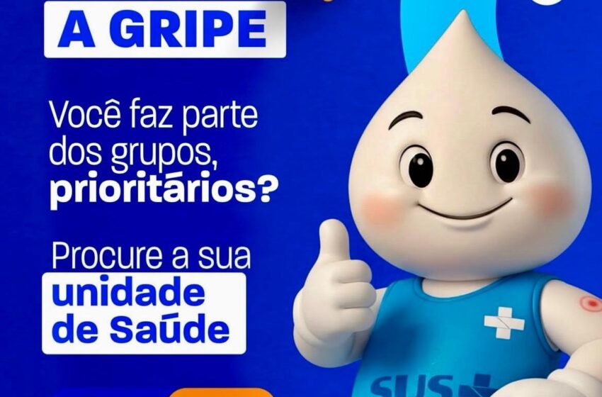  Município inicia campanha de vacinação contra a gripe
